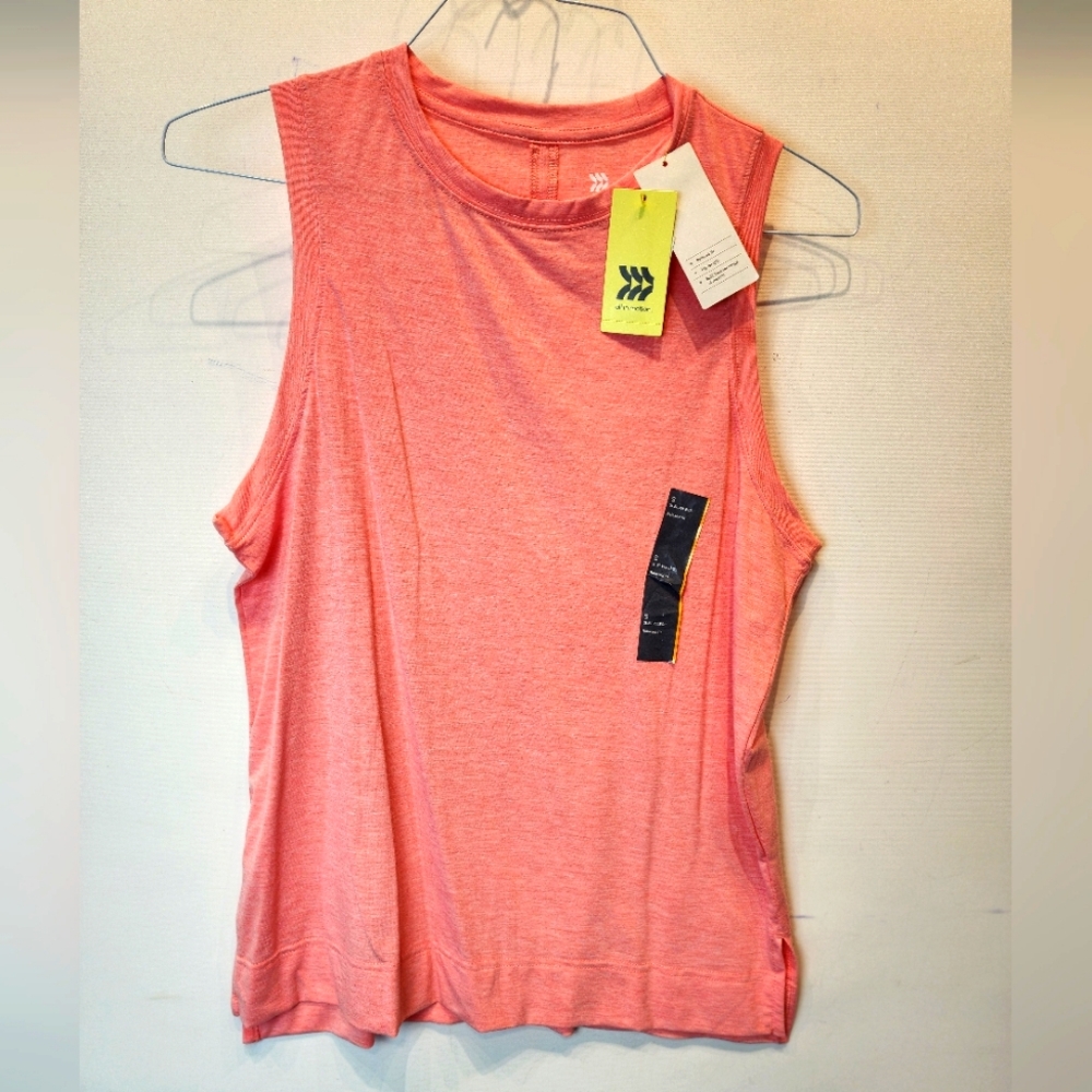 NEW TARGET All In‎ Motion Pink Active Tank Top Sleeveless Gym Shirt Size S